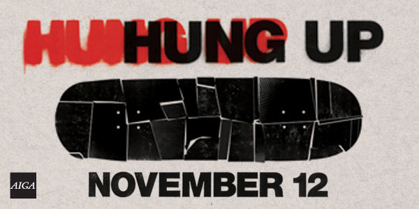 AIGA SF Fall Gala Hung Up